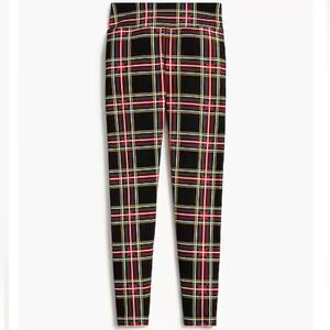 J.Crew Full Length Cotton Blend Plaid Leggings Size Large, New With Tags